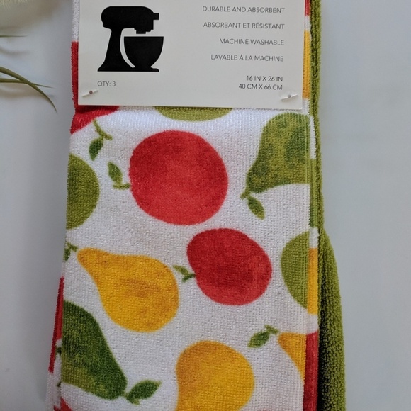 KitchenAid Fruit Farmhouse Kitchen Towels Durable - Picture 1 of 5